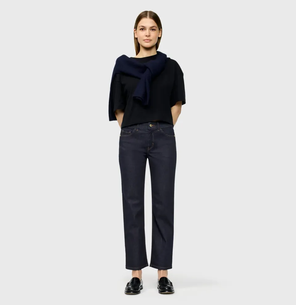 MAC Carrie 5954-90-0389L jeans mørkeblå straight