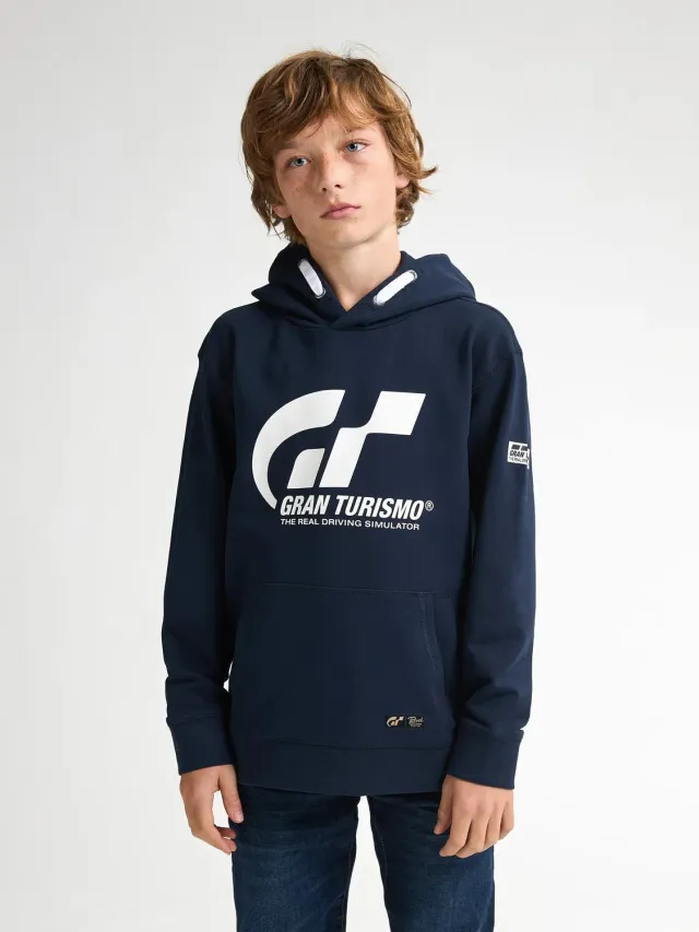 Petrol Industries Gran Turismo Torque drenge hoodie lynlås