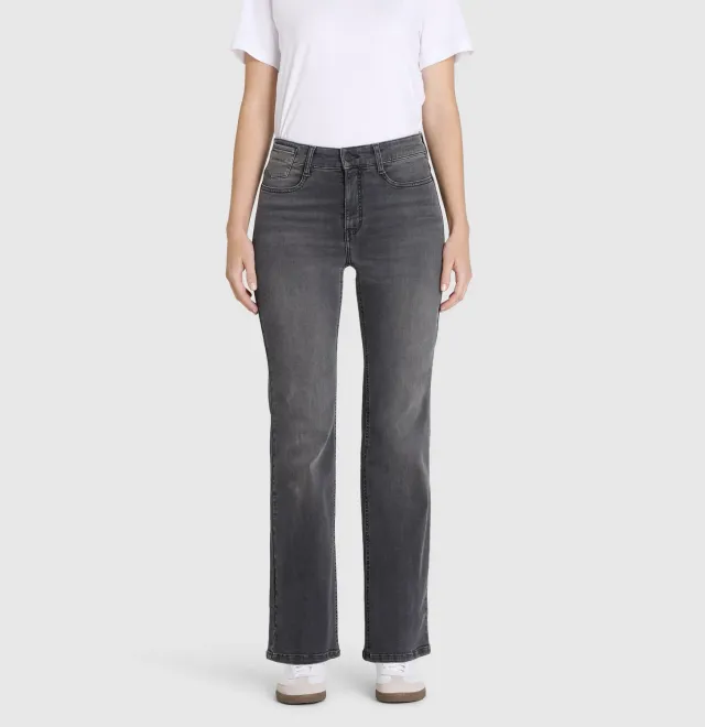 MAC Laura 5225 flared jeans grå stretch