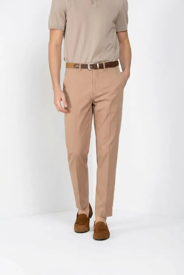 Mason's Boston chino beige relaxed fit bomuld