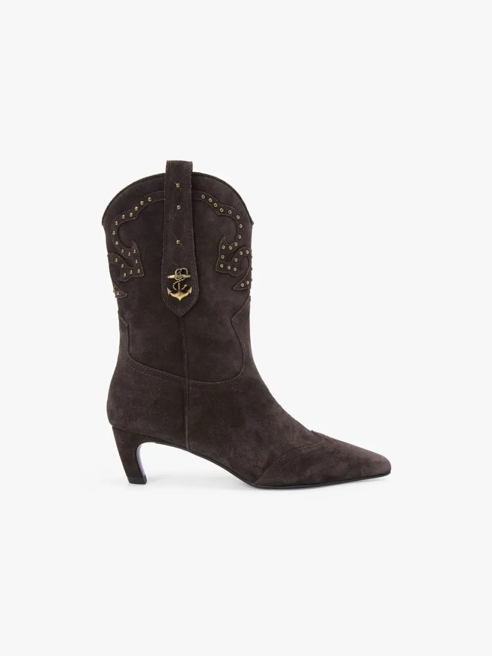 Miss Sixty Studded Mid-Calf støvler mørkebrun
