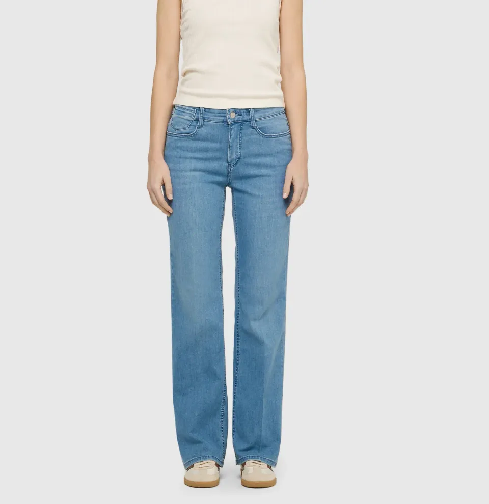 MAC Laura 5225 jeans mellemblå bootcut flared fit