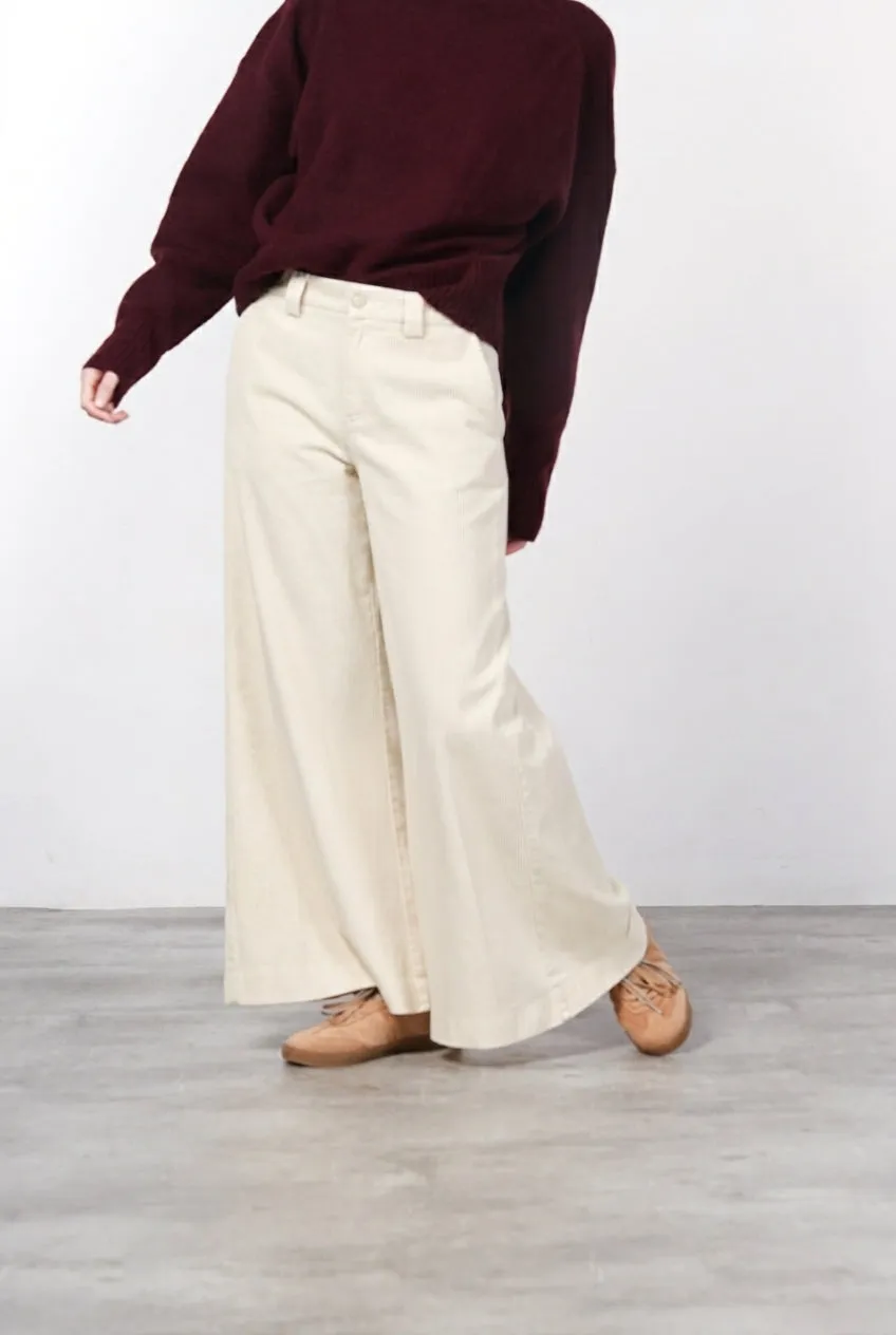 Mason's New York Palazzo chinos creme uld wide leg