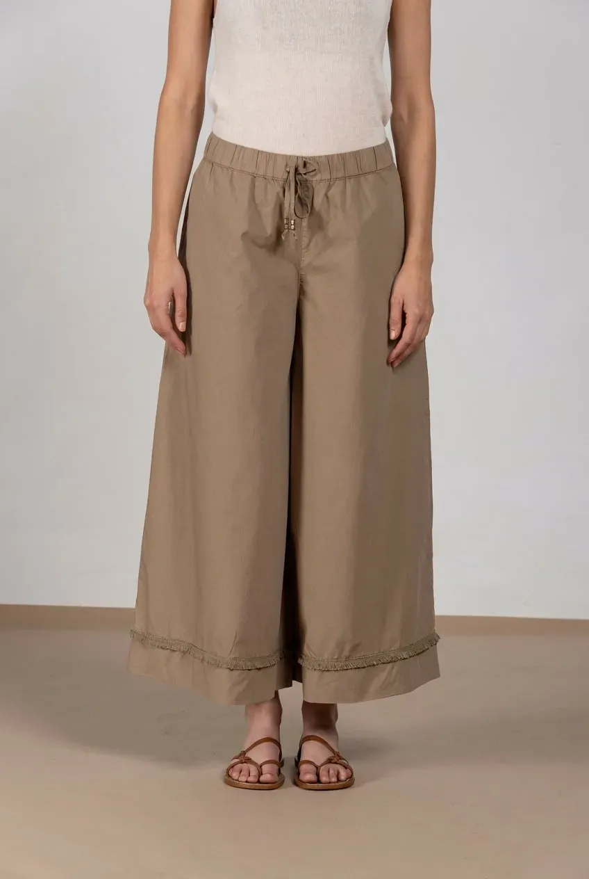 Mason's Portofino Cropped jogger mørk beige