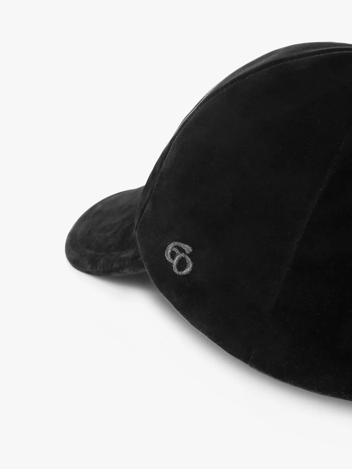 Miss Sixty Velvet Logo kasket sort velour