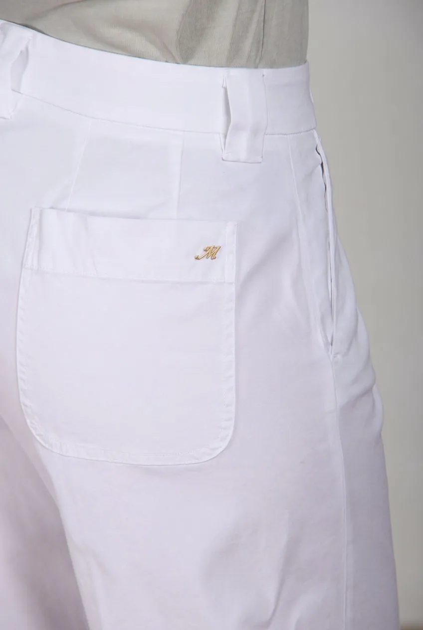 Mason's New York Studio Cropped chinobukser hvid straight