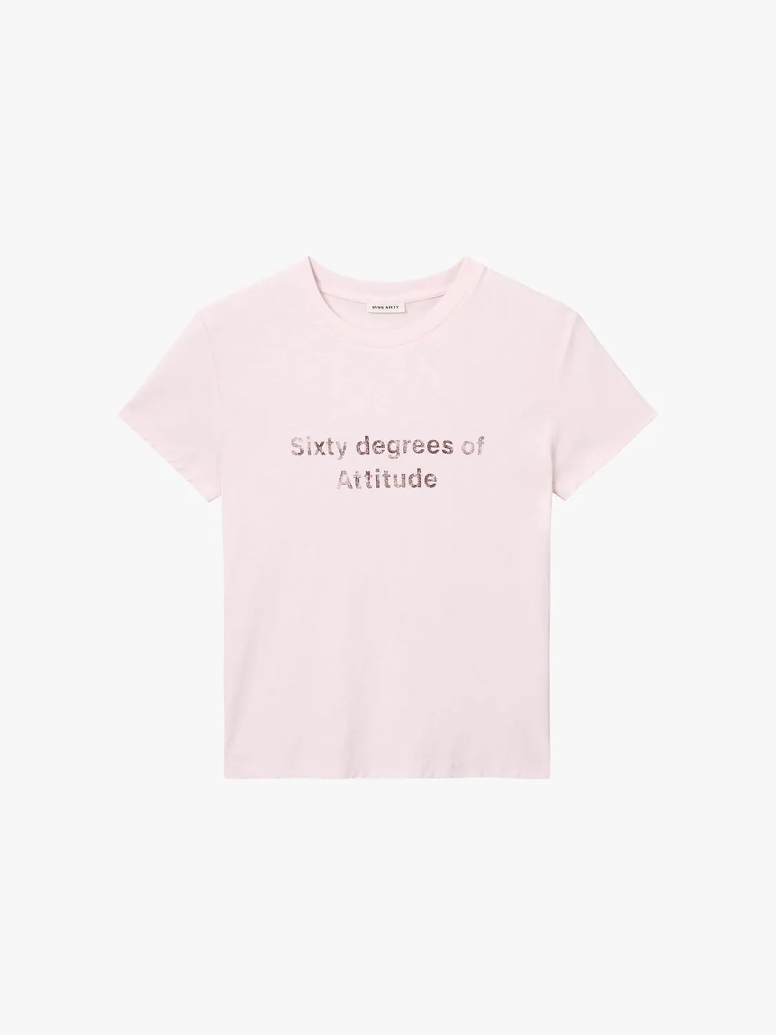 Miss Sixty printed t-shirt light pink