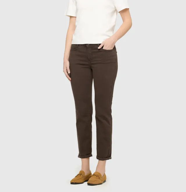 MAC Dream 5403 cropped jeans brun hyperstretch