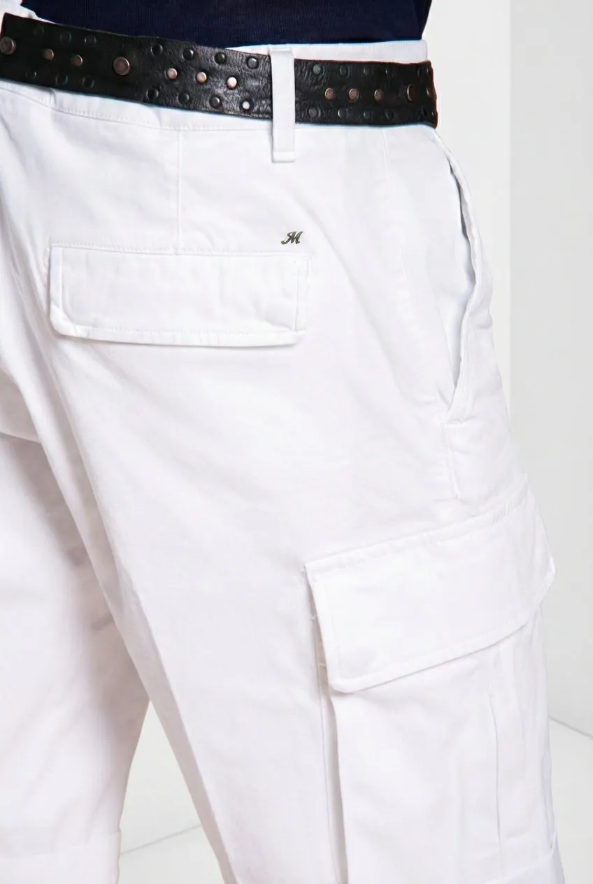 Mason's Chile cargos shorts hvid slim fit