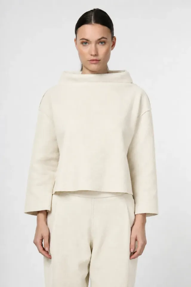 Mason's Nathi sweatshirt creme uld bubble fit