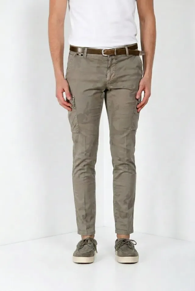 Mason's Chile cargo bukser salvie camouflage extra slim