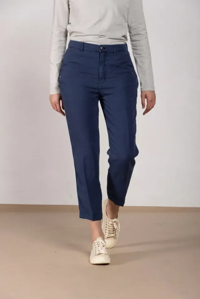 Mason's Linda Summer chinos dame royalblå relaxed