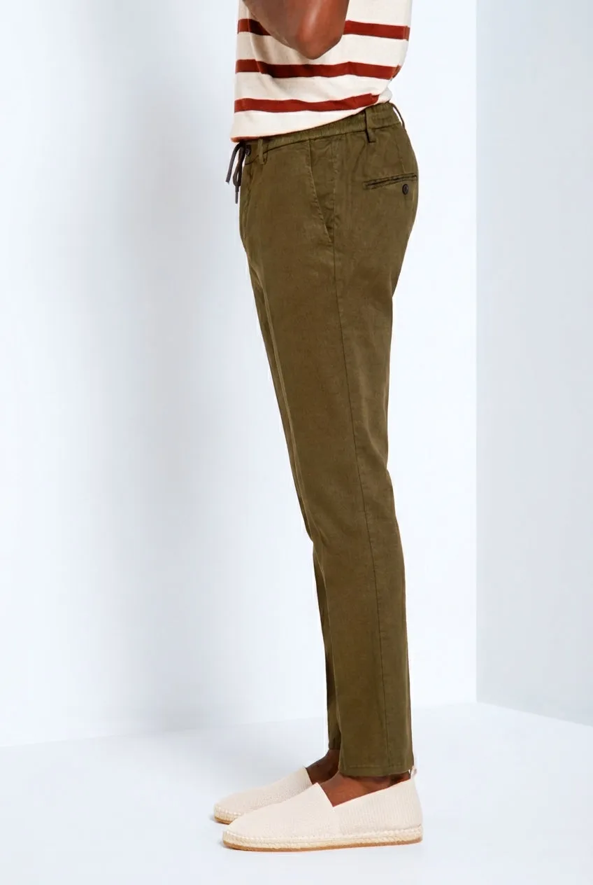 Mason's Milano Jogger chino bukser skovgrøn extra slim