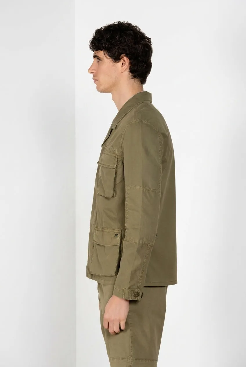 Mason's Flyshirt Delamere overshirt rosmarin