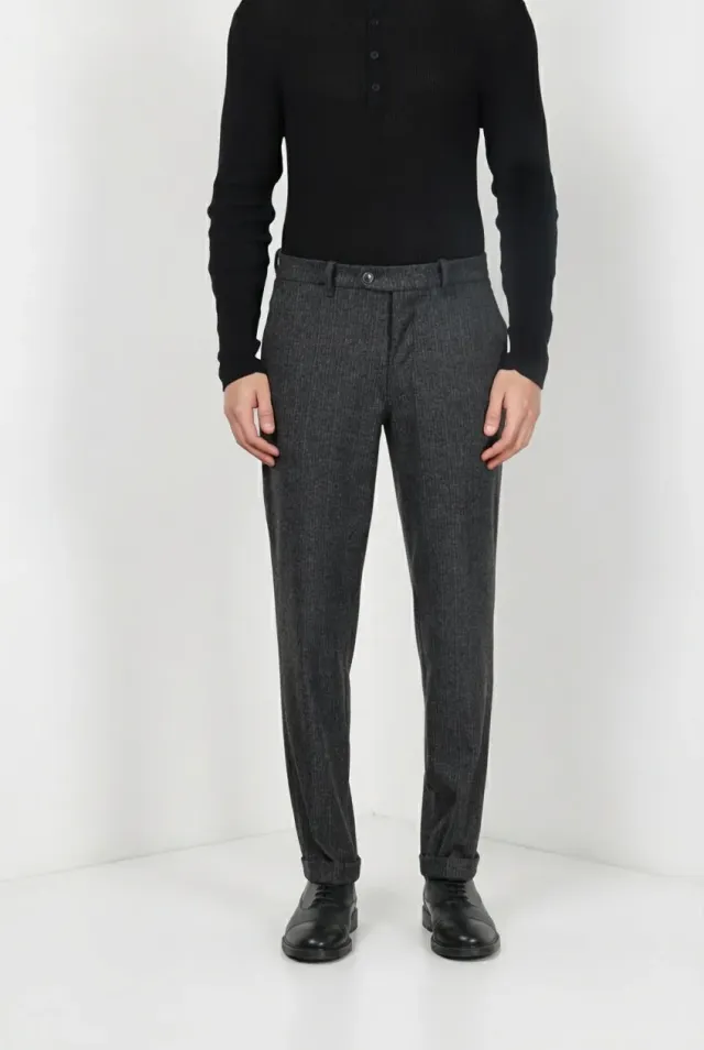 Mason's Paris chino bukser gunmetal carrot fit