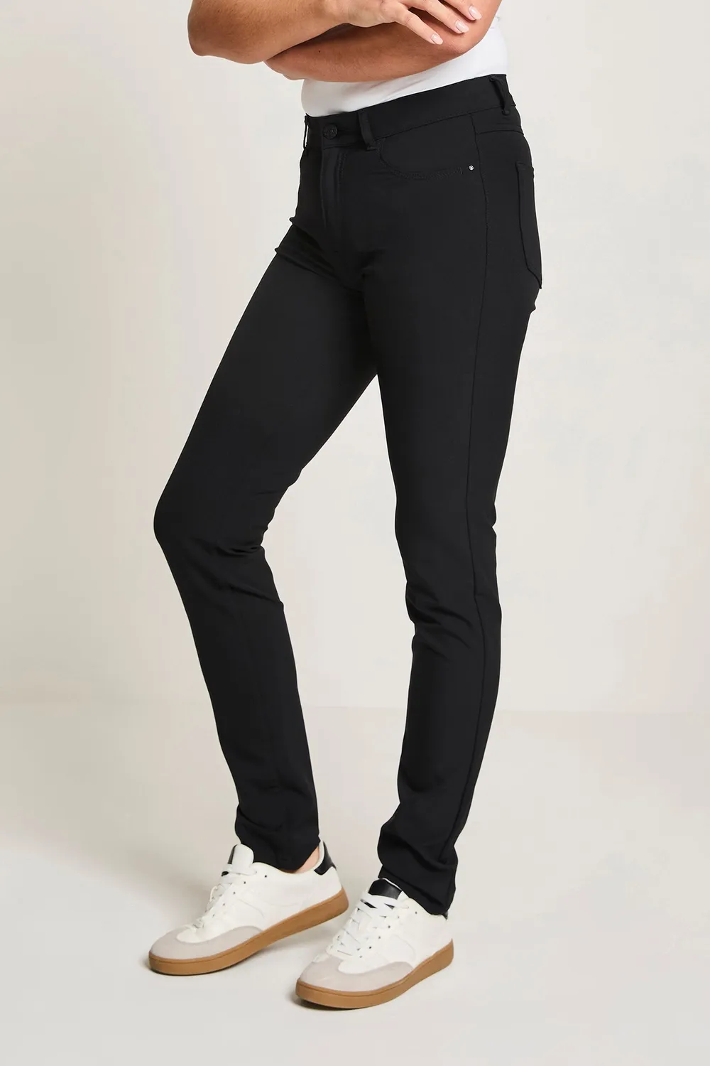 Para Mi Asky Celine bukser sort højtaljet skinny