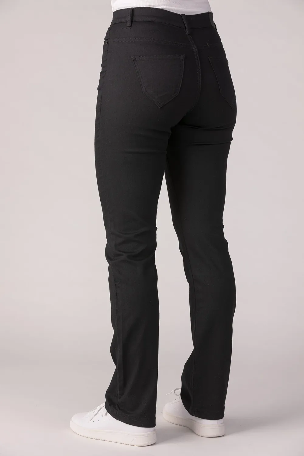 Merrytime Maria Regular jeans sort løs pasform