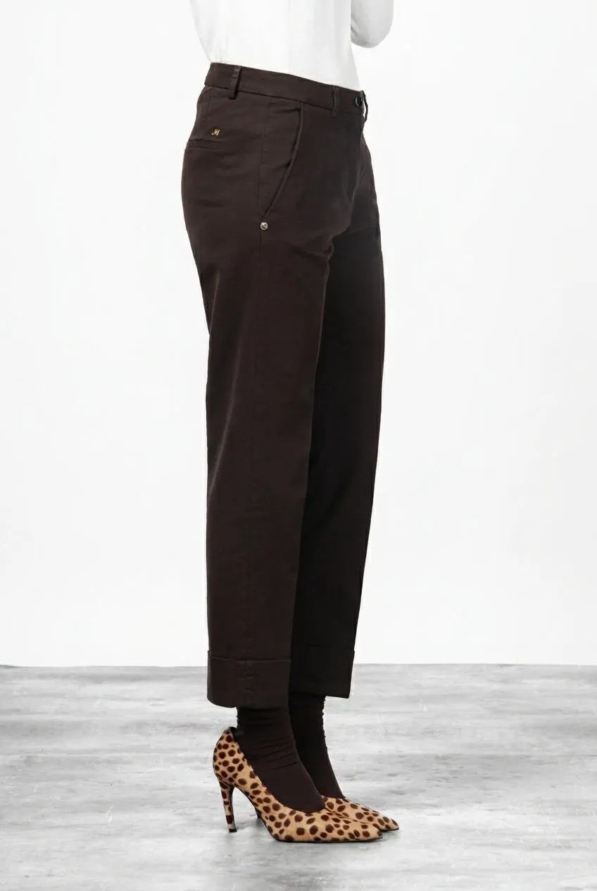 Mason's New York Carrot chino brun satin carrot