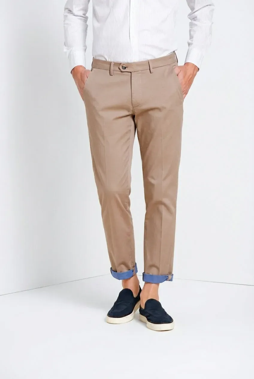 Mason's Torino City Travel chinos taupe slim