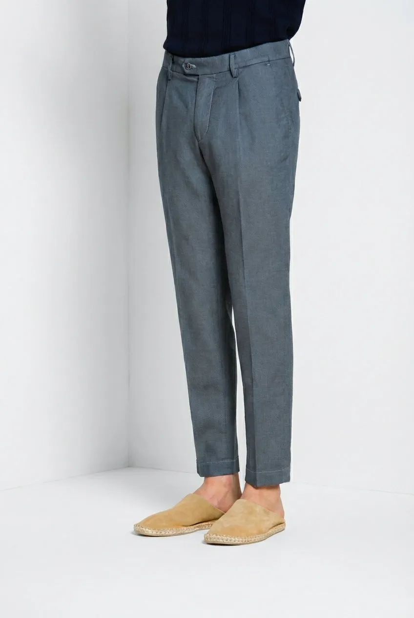 Mason's Torino 1 Pinces Flex chinos lyseblå slim