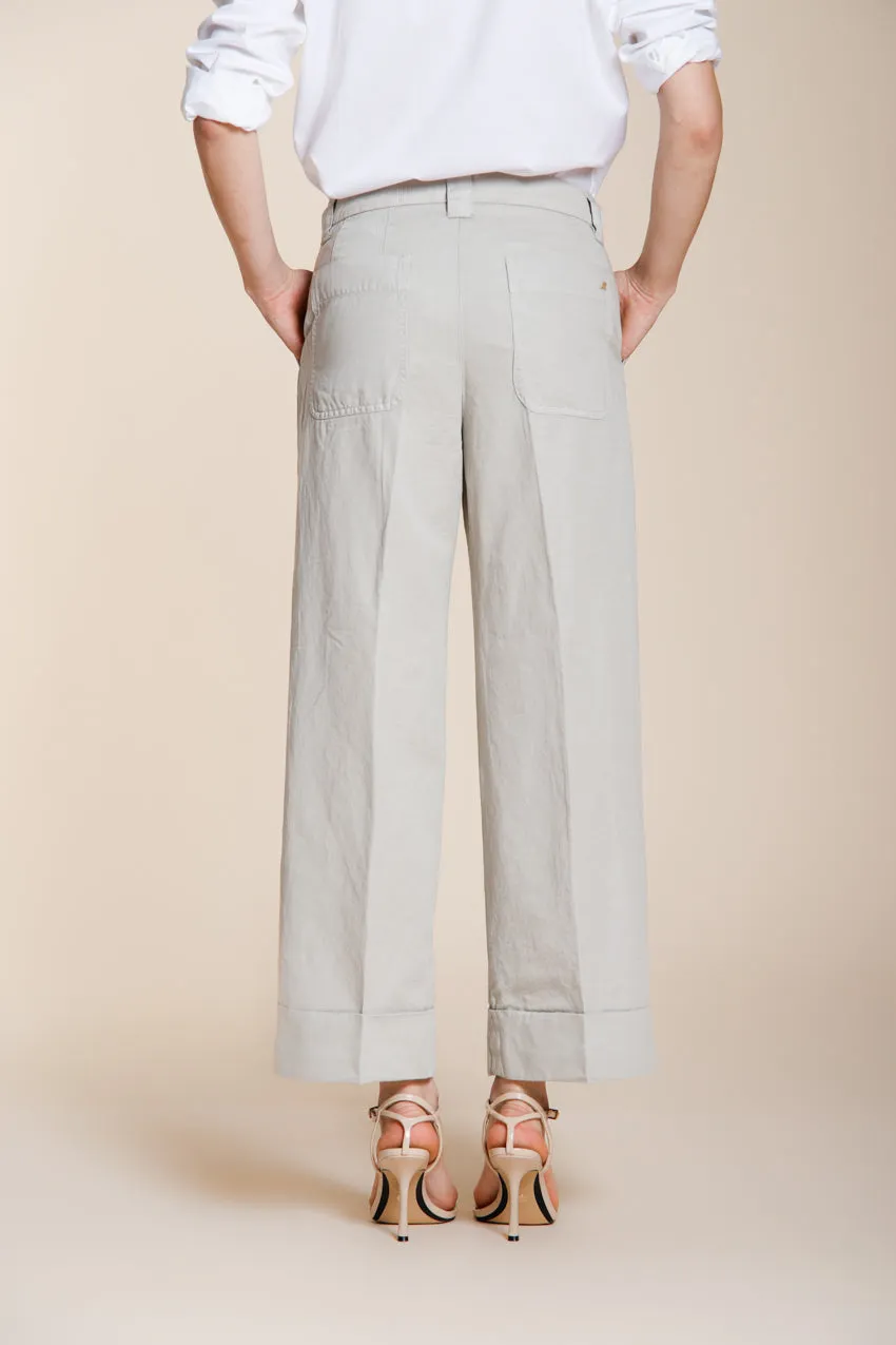 Mason's New York Studio Cropped chino lyseblå hør
