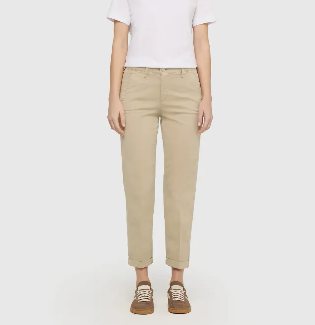 MAC Chino Turn Up 3075 bukser brun slim fit