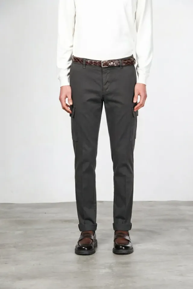 Mason's Chile Regular cargo bukser lysebrun stretch