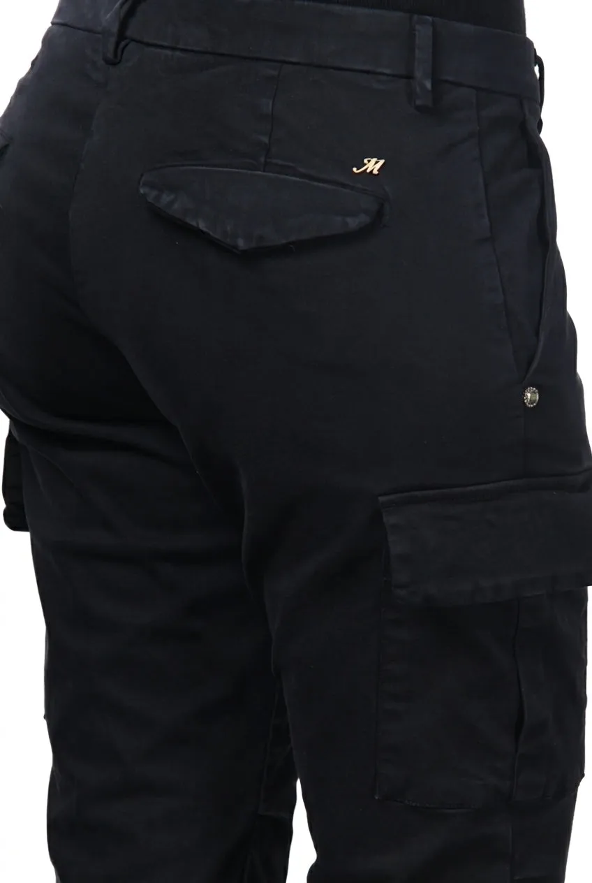 Mason's Chile City cargobukser sort slim – satin
