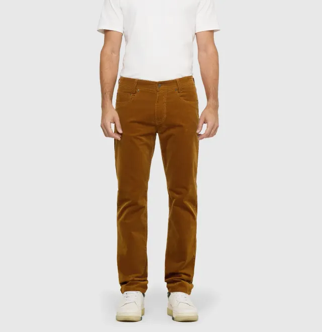 MAC Jeans Arne fløjlsbukser rust stretch