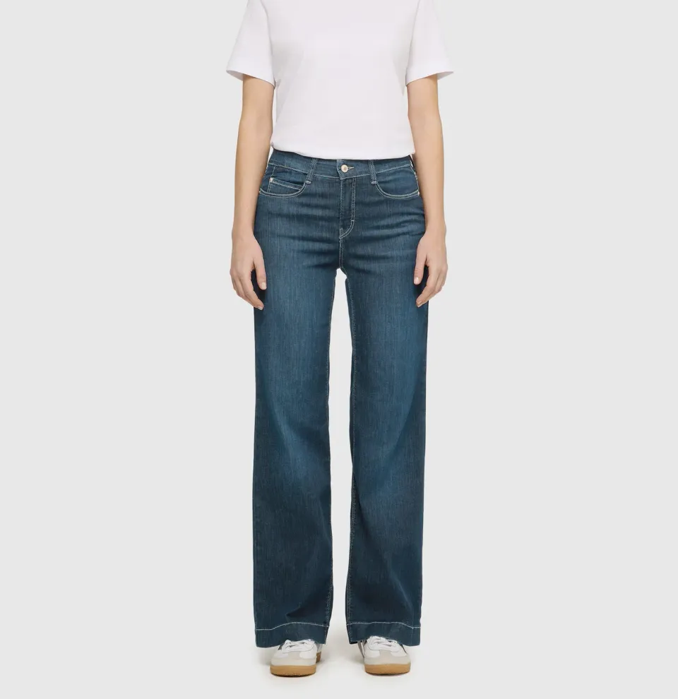 MAC Dream Wide 5441-90-0351L jeans mørkeblå wide