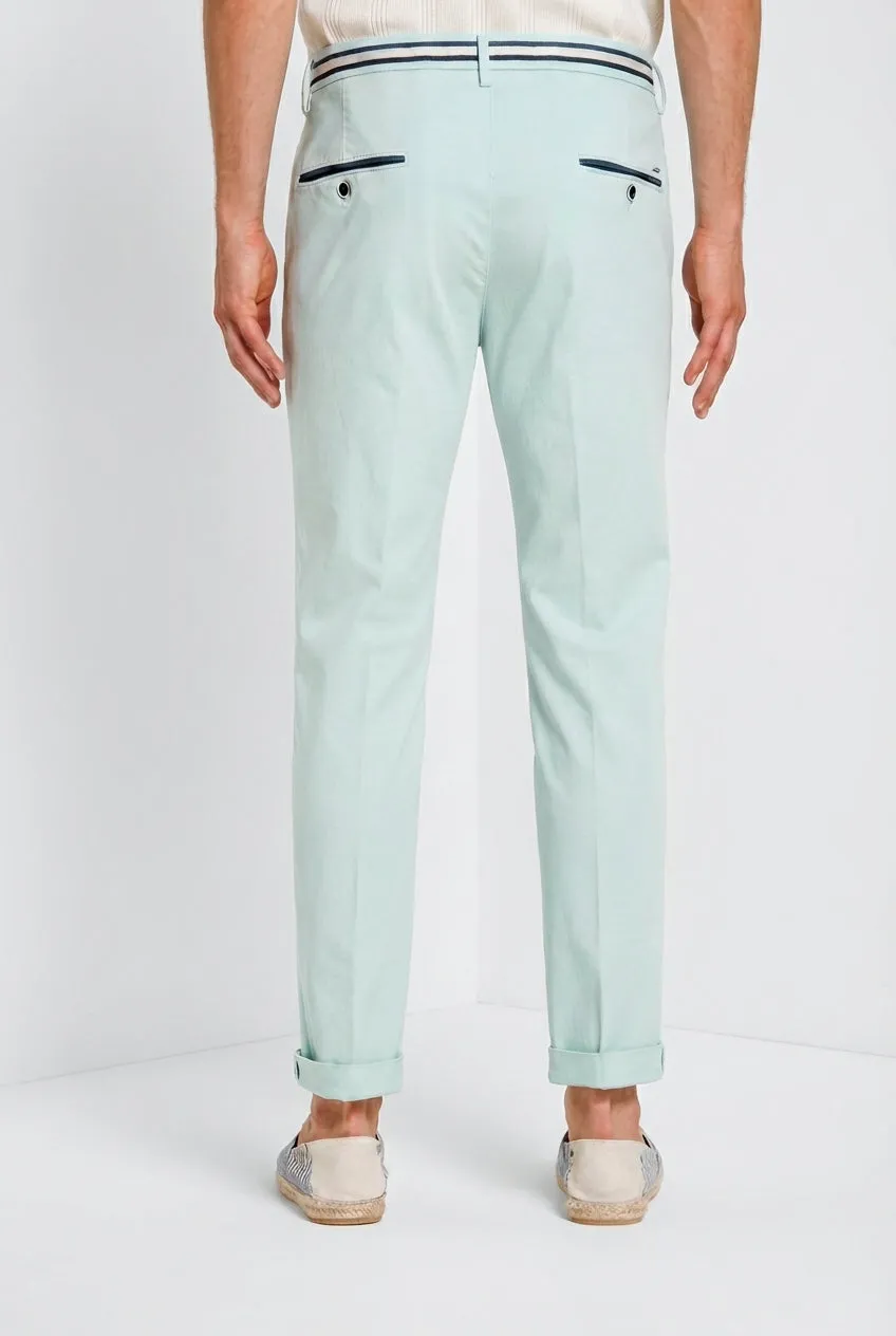 Mason's Torino Summer chino lyseblå slim fit