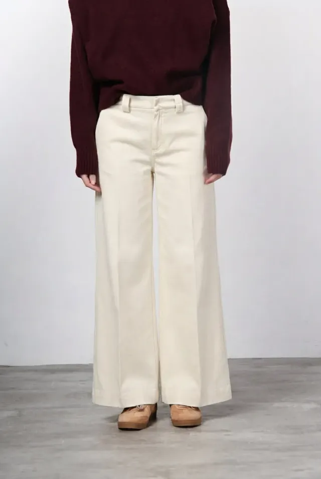 Mason's New York Palazzo chinos creme uld wide leg