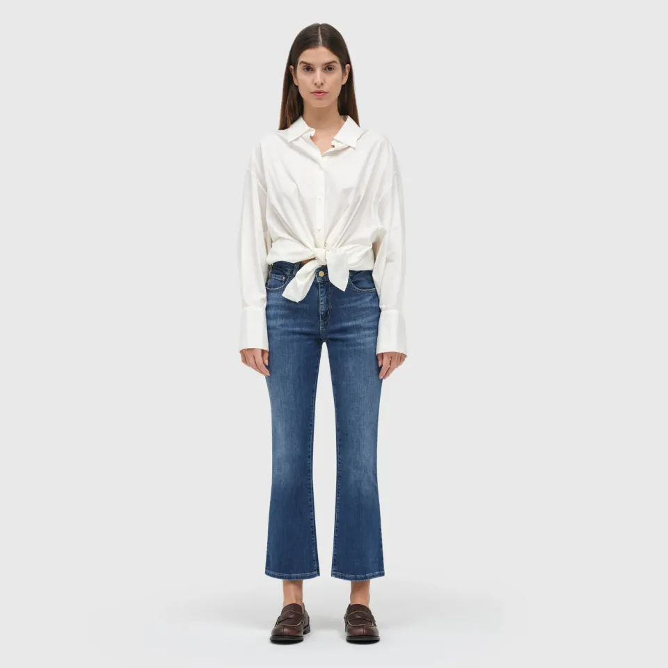 MAC Dream Kick 5416 jeans mellemblå kick flare