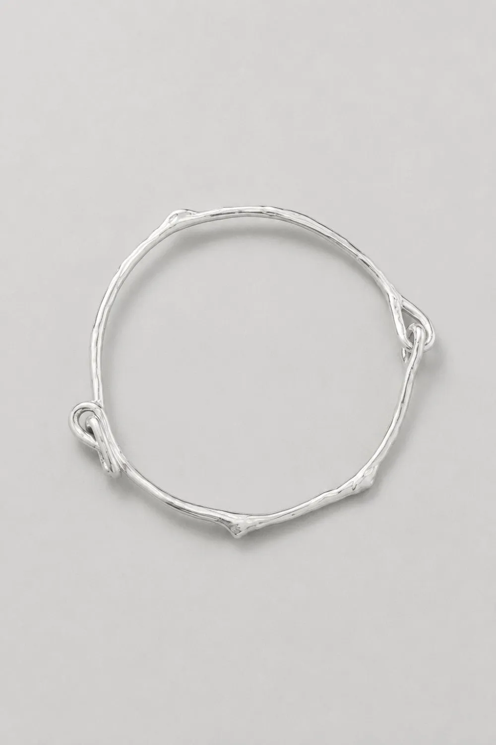Organsk Knotted Silver bangle sølv armbånd med knude