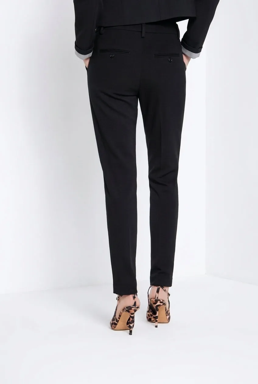 Mason's New York Slim chinobukser sort slim stretch