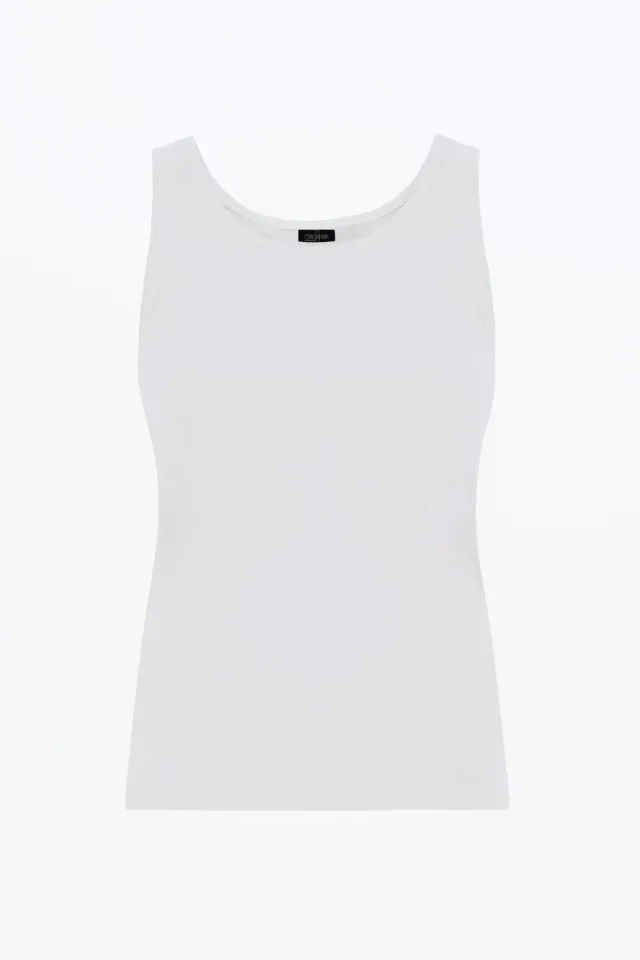 Organsk The Organic Tank Top White tanktop hvid