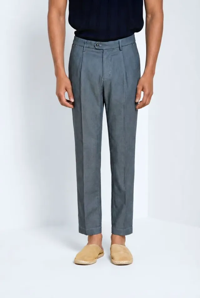 Mason's Torino 1 Pinces Flex chinos lyseblå slim