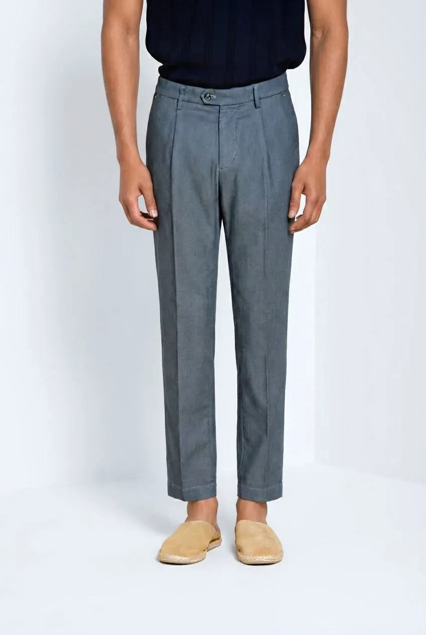 Mason's Torino 1 Pinces Flex chinos lyseblå slim