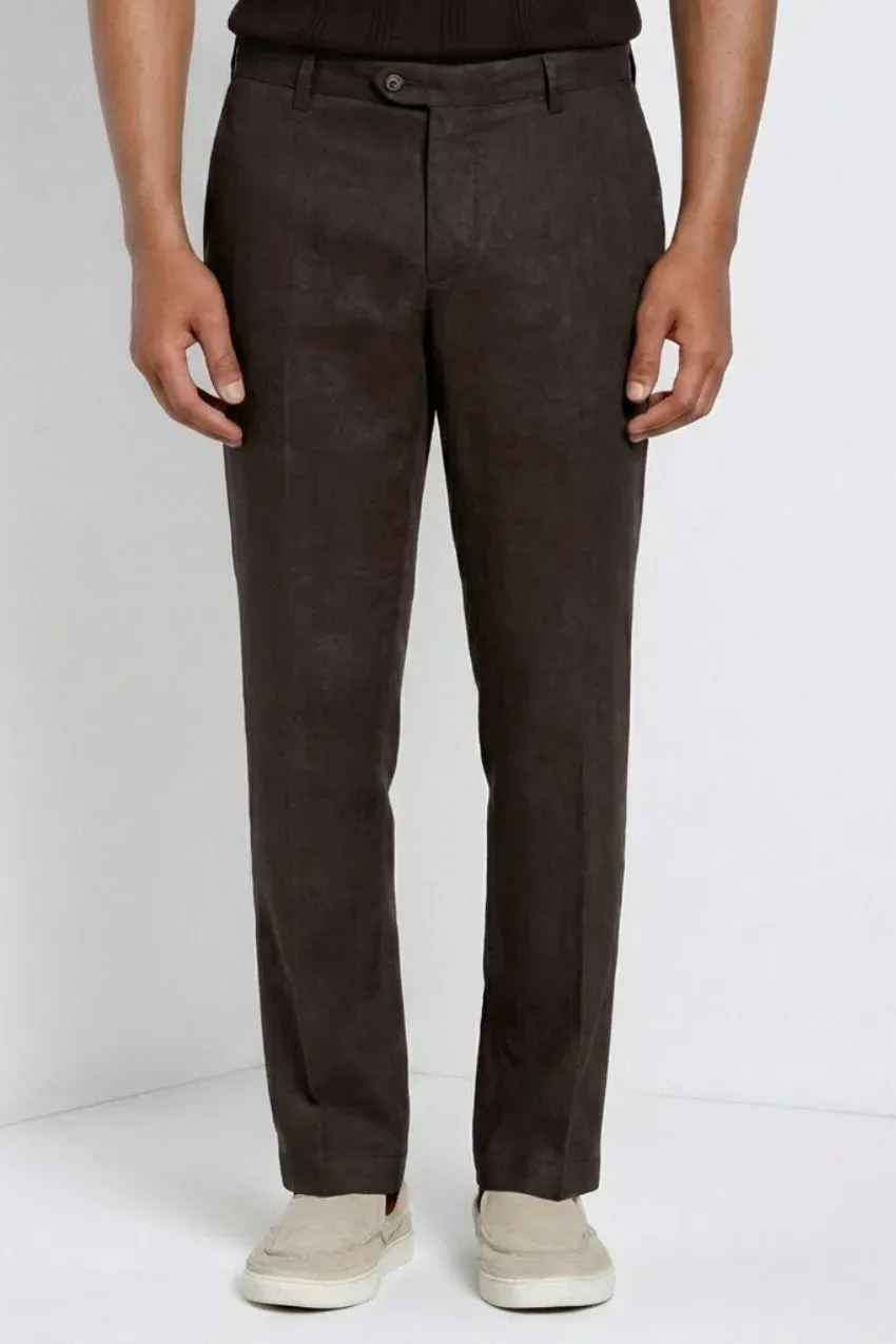 Mason's New York Icon Flex chino brun hør
