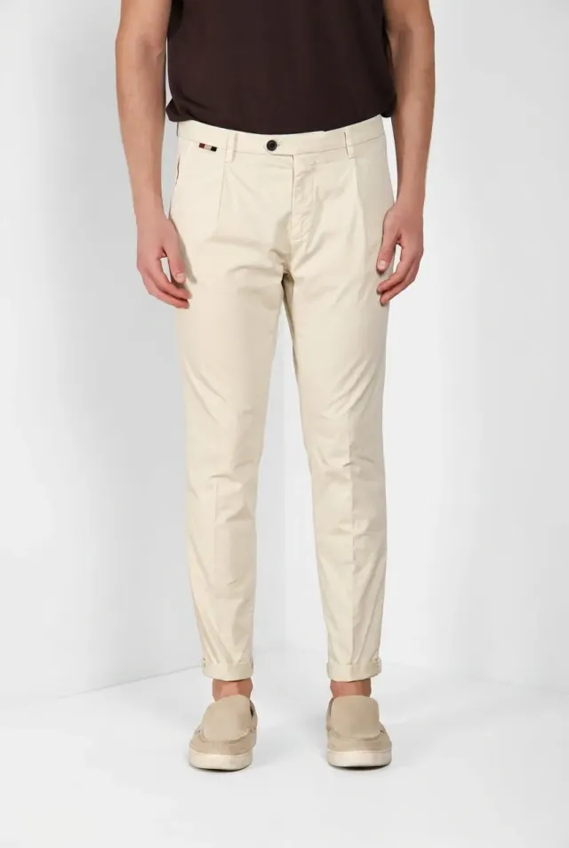 Mason's Osaka 1 Pince chinos muslingefarvet stretch carrot