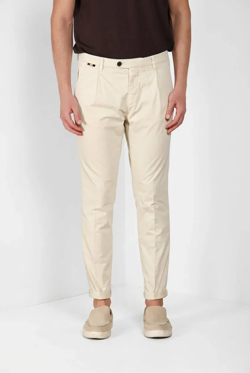 Mason's Osaka 1 Pince chinos muslingefarvet stretch carrot