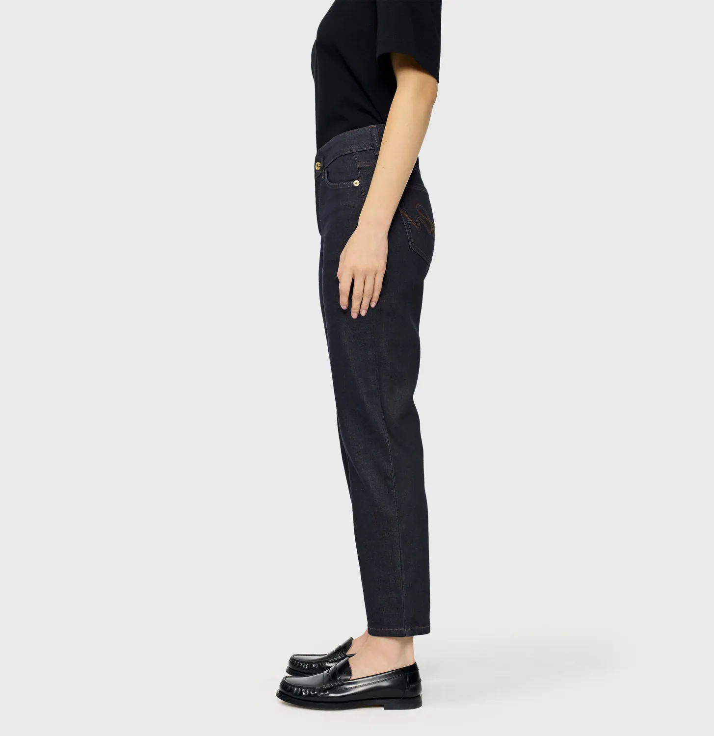 MAC Carrie 5954-90-0389L jeans mørkeblå straight