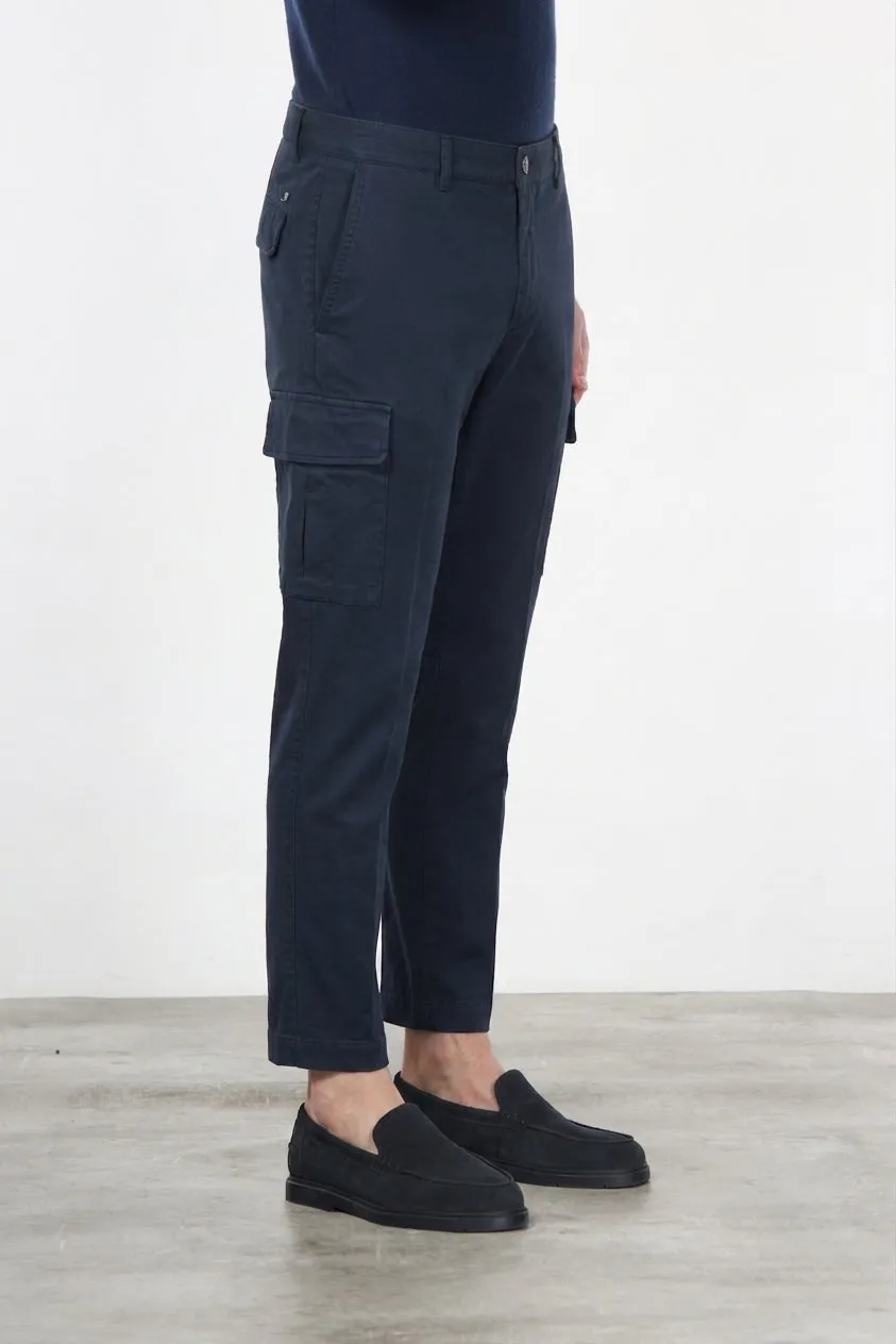 Mason's Chile Regular cargobukser navy stretch