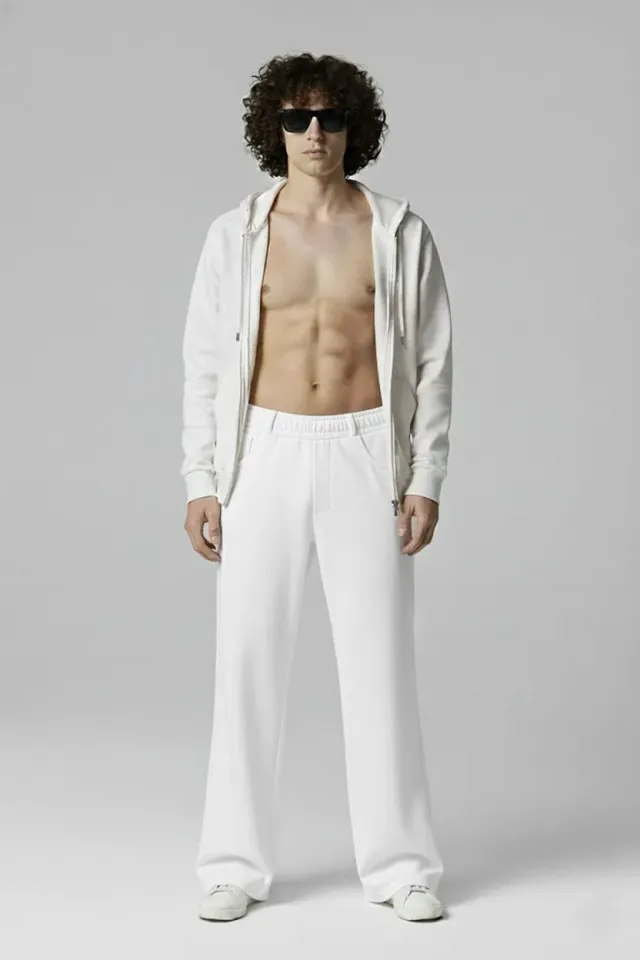 Organsk Studio Trouser jogger-bukser vide ben stretch