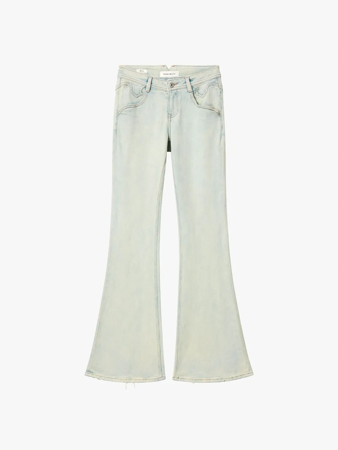 Miss Sixty Bella flare jeans lyseblå vintage