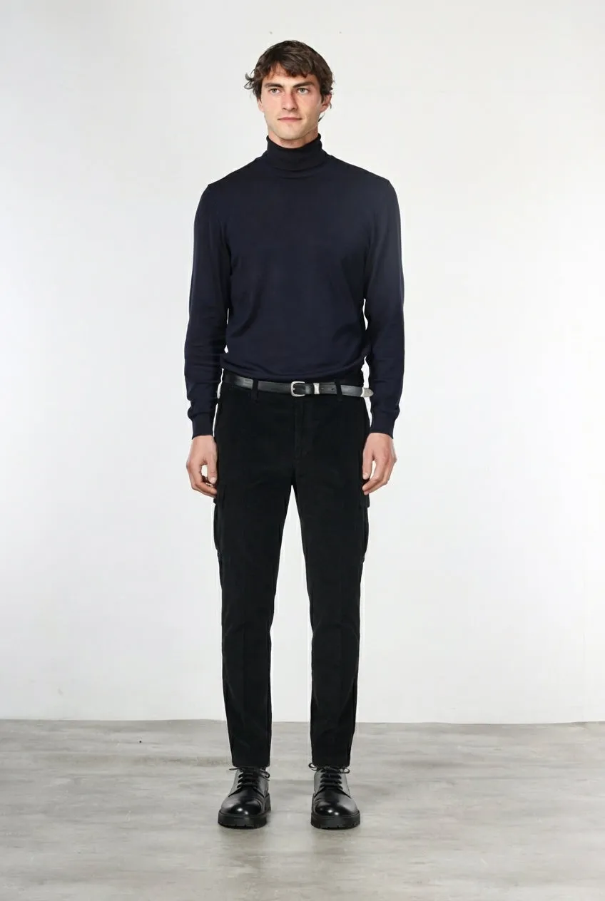 Mason's Chile 1 Pinces cargo sort fløjl slim