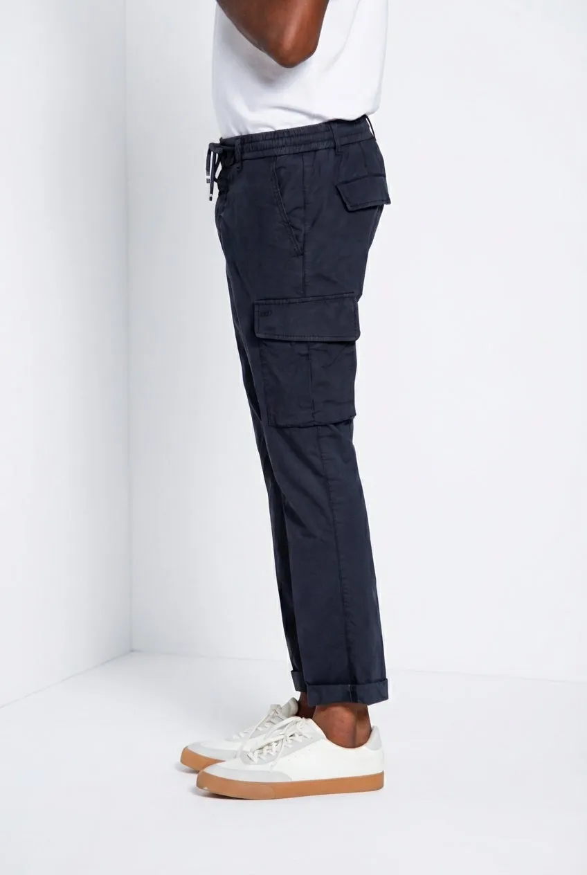 Mason's Chile Jogger cargobukser mørkeblå extra slim