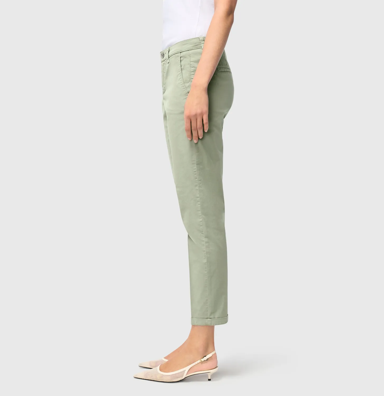 MAC Chino Turn Up 3075 slim chinos grøn