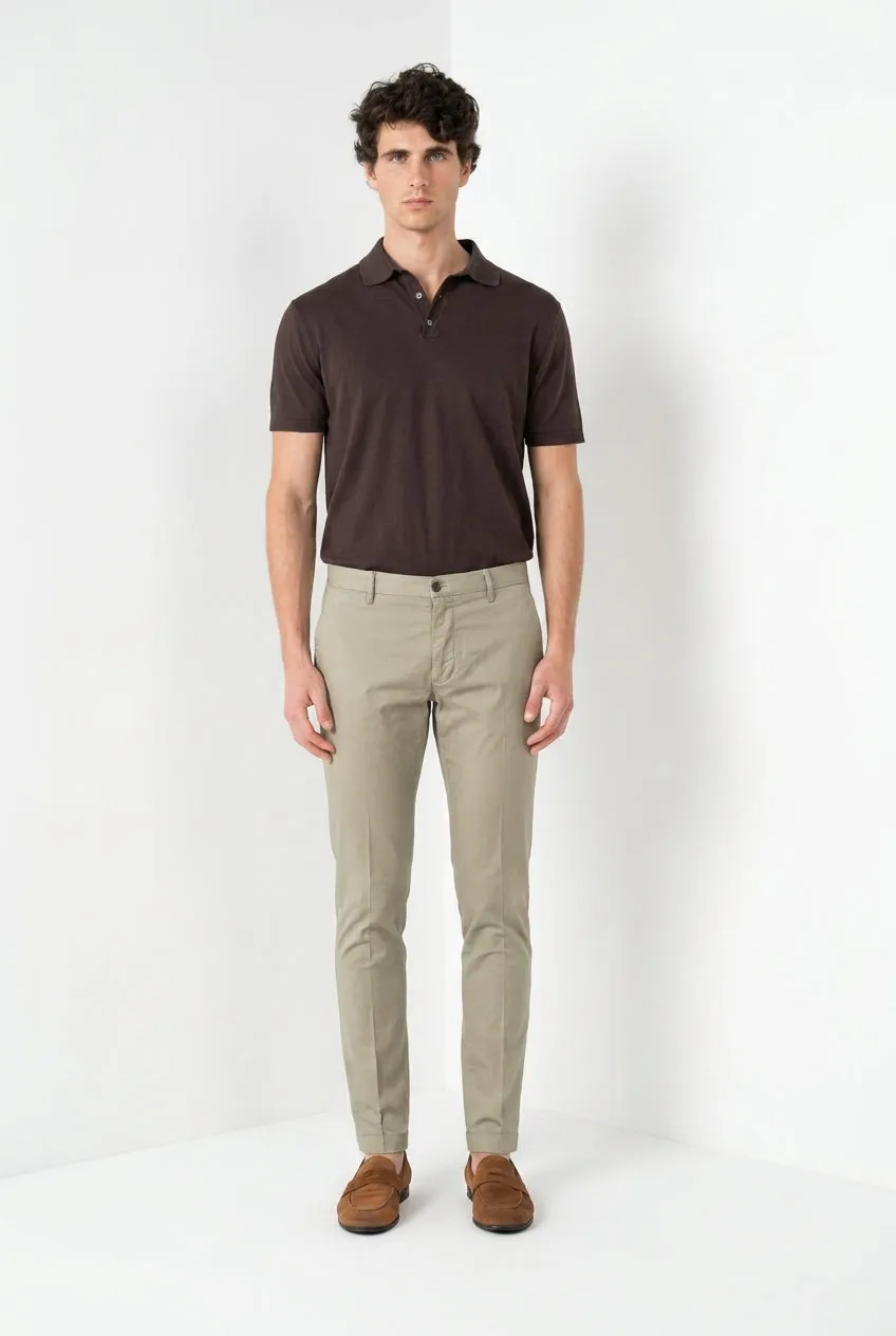 Mason's Milano chinobukser salvie extra slim – stretch