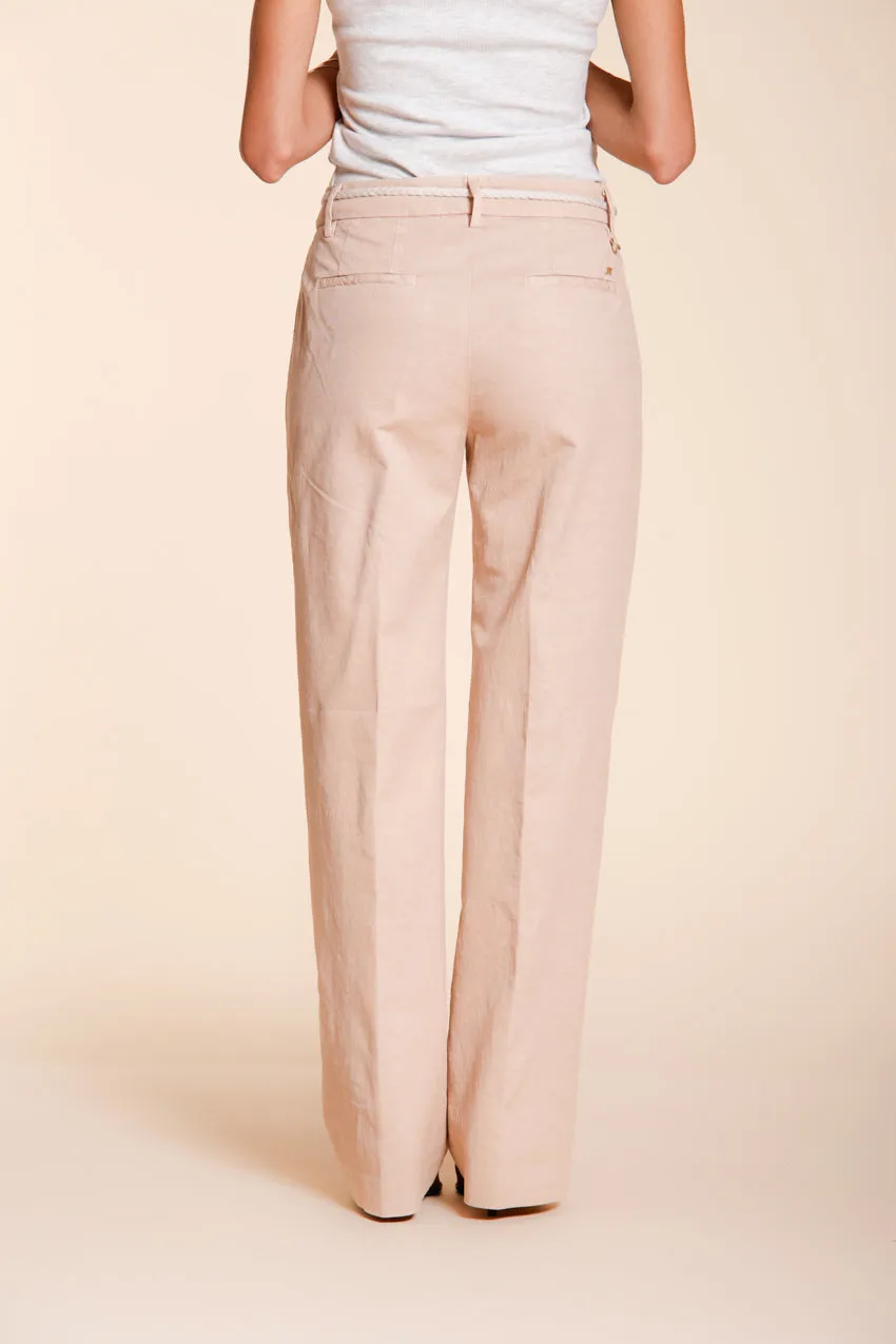 Mason's New York Straight chinobukser rosa hør